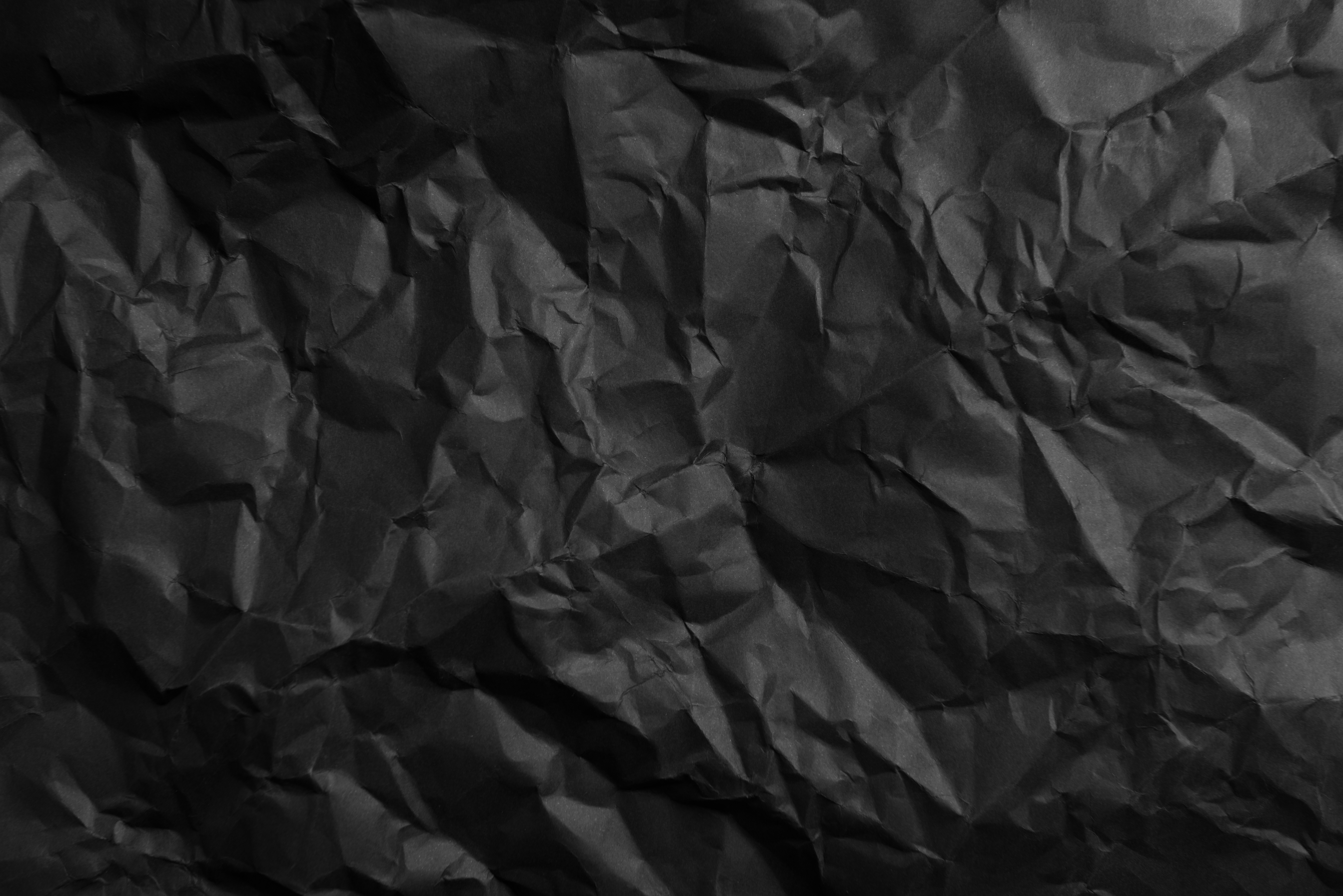 Crumpled Black Paper